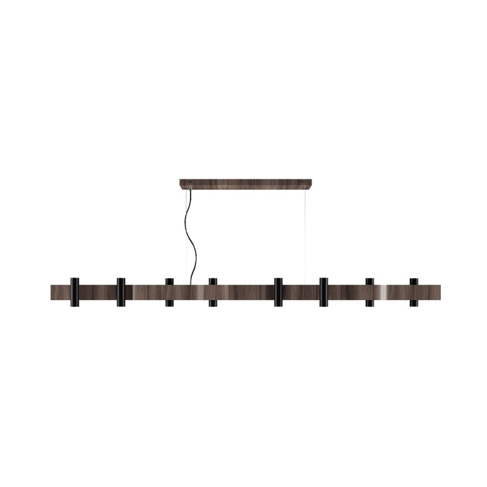 Accord 1502 Flow 16-lt 71" LED Pendant - American Walnut