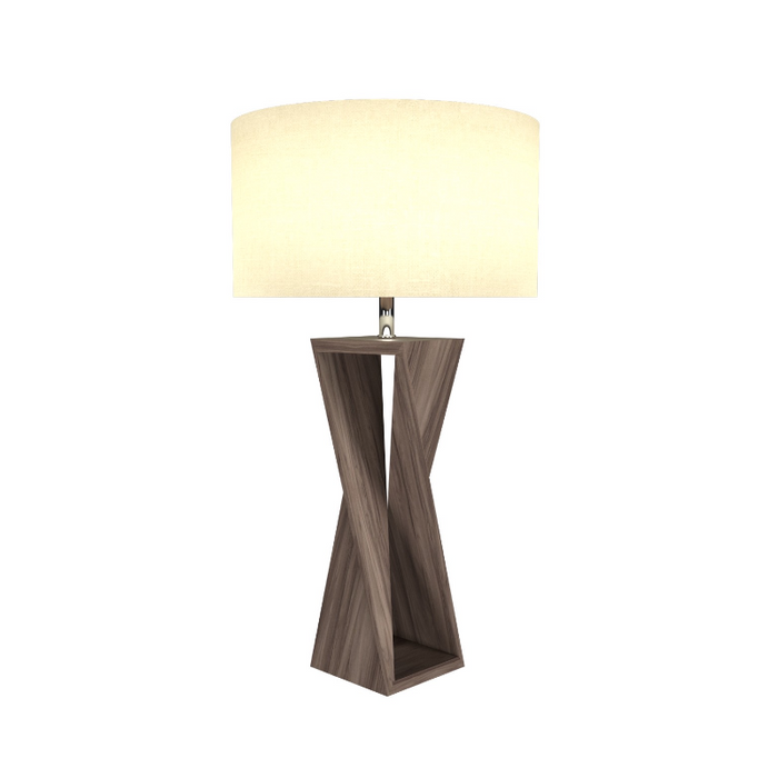 Accord 7044 Spin 1-lt 29" Tall LED Table Lamp - American Walnut