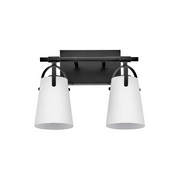 Hinkley 5132 Foster 2-lt 14" LED Vanity - Black