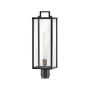 Hinkley 23011 Catalina 1-lt 24" Tall LED Outdoor Post Mount Lantern - Black with Burnished Bronze accents