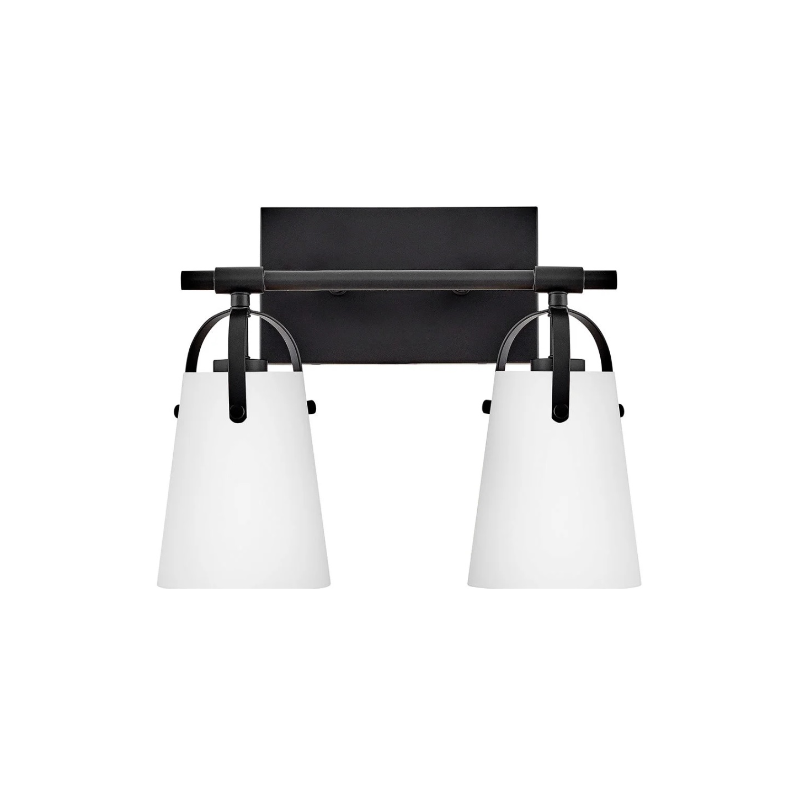 Hinkley 5132 Foster 2-lt 14" LED Vanity - Black