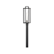Hinkley 23011 Catalina 1-lt 24" Tall LED Outdoor Post Mount Lantern - Black with Burnished Bronze accents
