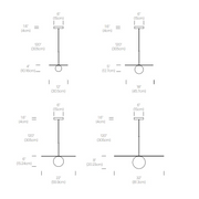 Pablo Designs Bola Disc 32" LED Pendant