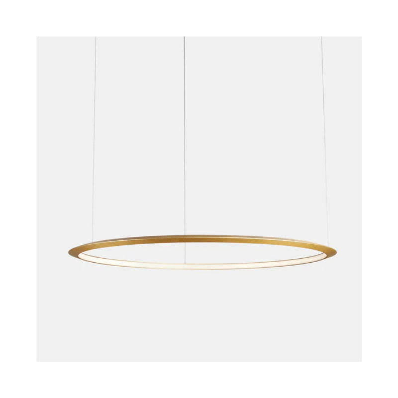 Bover Circular S/120/H 1-lt 48" LED Pendant, Inward Light-Gold