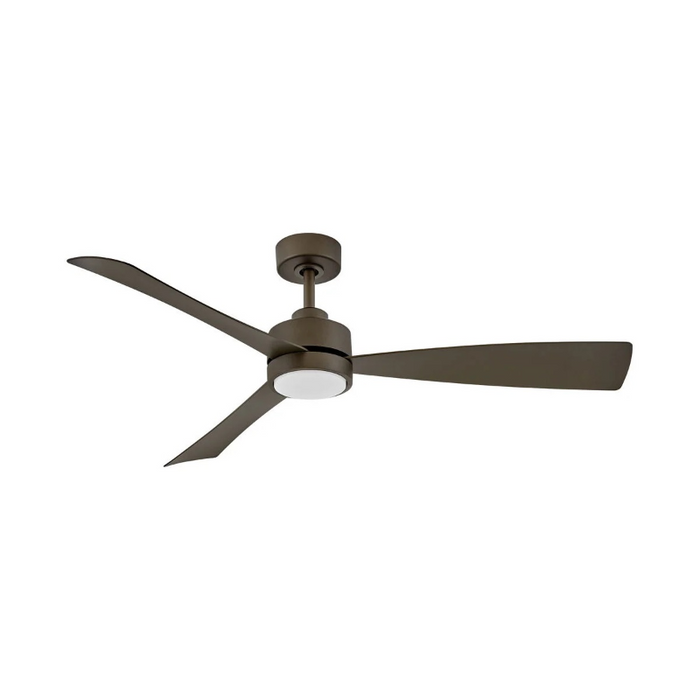 Hinkley 905756F Iver 56" Dual Mount Outdoor Ceiling Fan with LED Light Kit - Metallic Matte Bronze