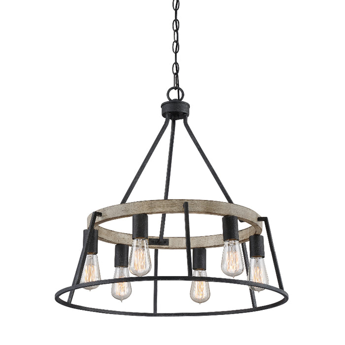 Quoizel BRT5006 Brockton 6-lt 25" Chandelier