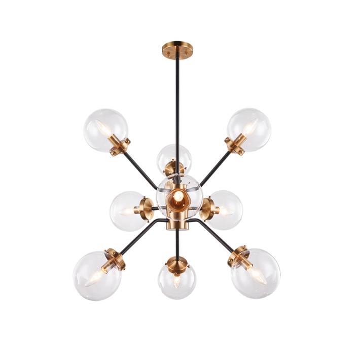 Matteo C72309 Maru 9-lt 28" Chandelier