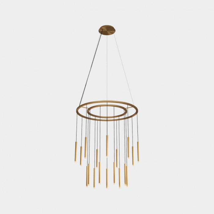 Bover Candle 18-lt 40" LED Chandelier