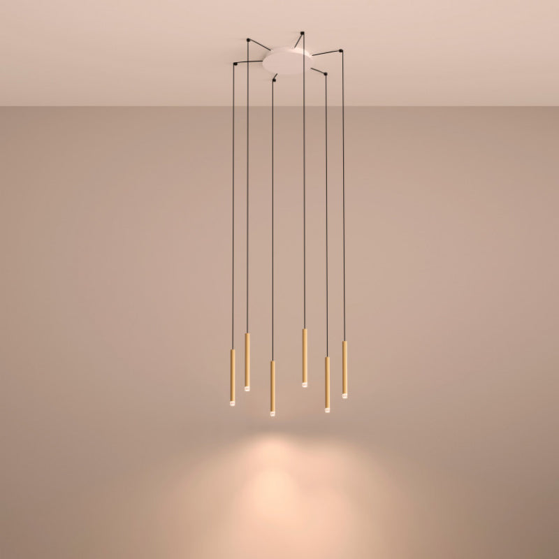 Bover Candle 6-lt 12" LED Pendant