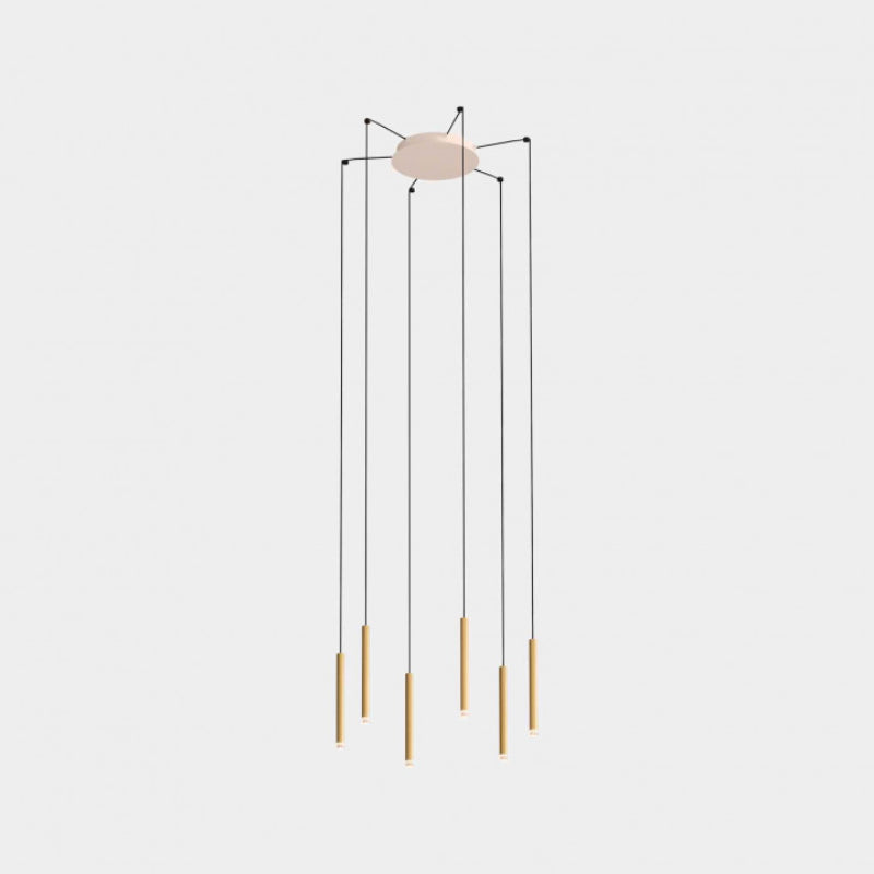 Bover Candle 6-lt 12" LED Pendant