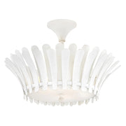 Hinkley 47693 Reina 3-lt 20" LED Semi-Flush Mount - Textured Plaster
