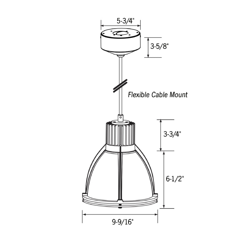 Contech CGL8 8" LED Performance Pendant