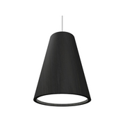 Accord 1130 Conical 1-lt 8" LED Pendant, E26 Base - Charcoal