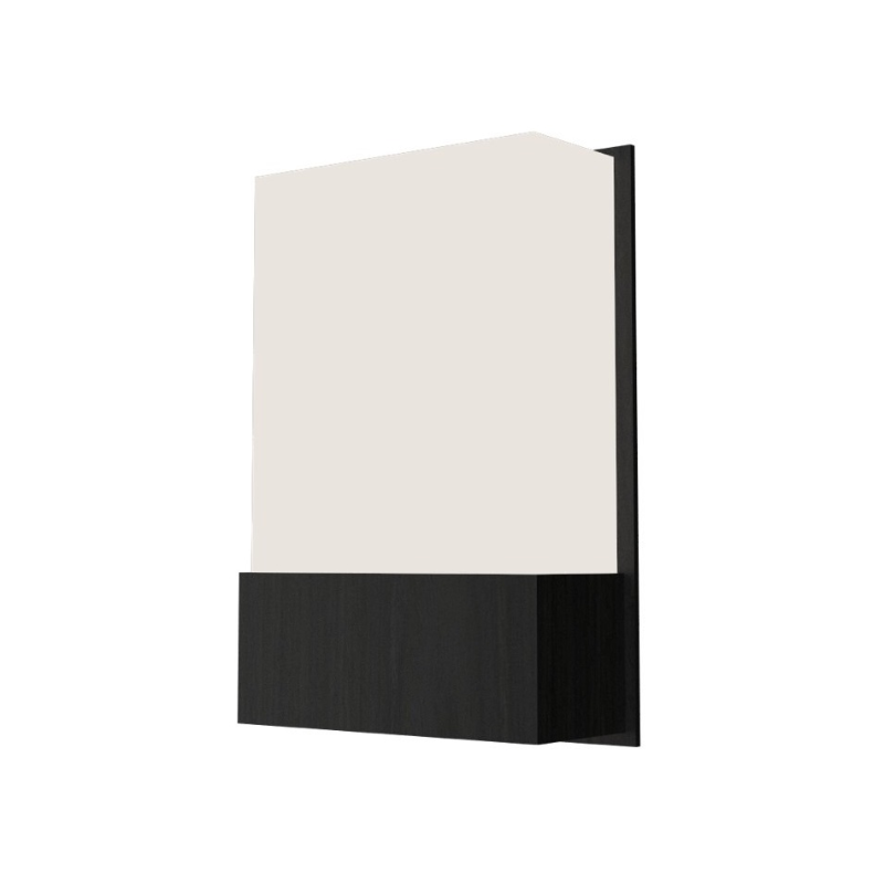 Accord 444 Clean 1-lt 12" Tall LED Wall Light, E26 Base - Charcoal