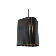Accord 1481 Living Hinges 1-lt 12" LED Pendant - Charcoal