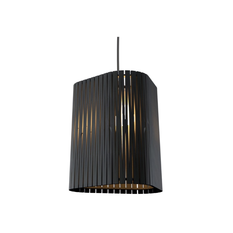 Accord 1481 Living Hinges 1-lt 12" LED Pendant - Charcoal