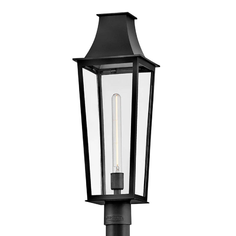 Hinkley 28891 Georgetown 1-lt 26" Tall LED Outdoor Post Top Lantern - Black