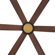Hinkley 906964 Andros 64" Indoor/Outdoor Smart Ceiling Fan with LED Light Kit - Heritage Brass