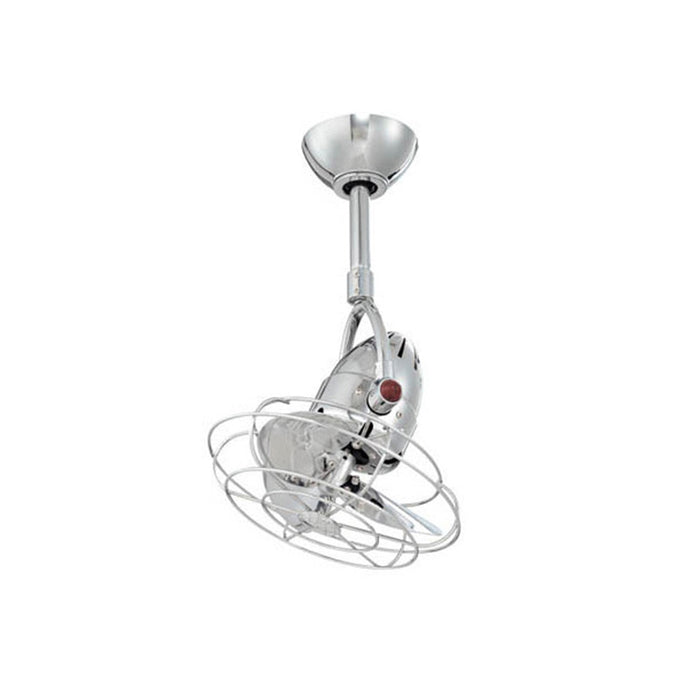 Matthews Fan Diane 13" Ceiling Fan with Decorative Cage - Polished Chrome