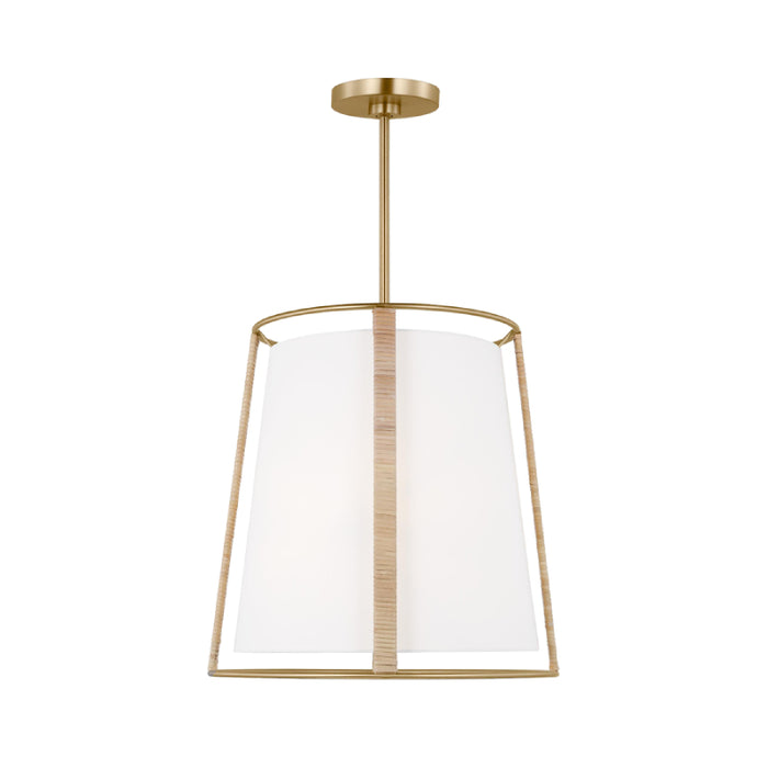 Visual Comfort DJP1002 Cortes 2-lt 18" Large Hanging Pendant - Satin Brass