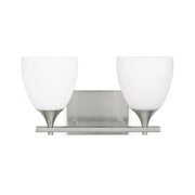 Visual Comfort DJV1022 Toffino 2-lt 16" Vanity Light - Brushed Steel