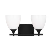 Visual Comfort DJV1022 Toffino 2-lt 16" Vanity Light - Midnight Black