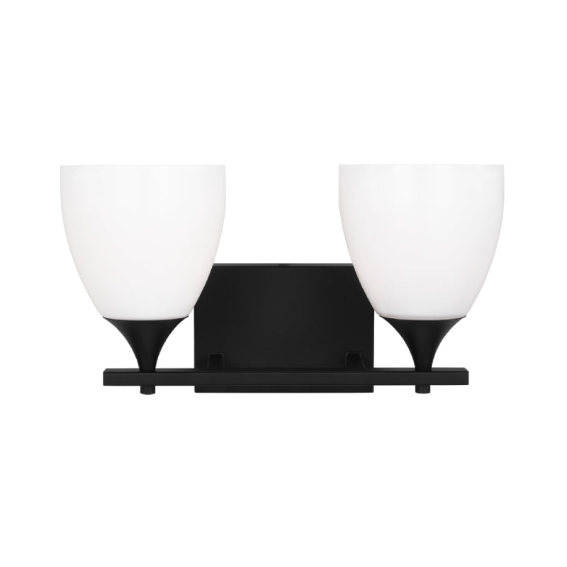 Visual Comfort DJV1022 Toffino 2-lt 16" Vanity Light - Midnight Black