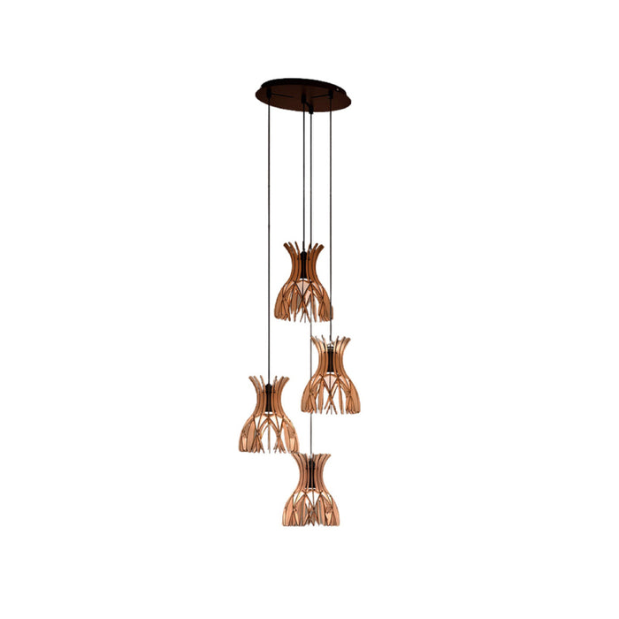 Bover Domita S/20/4L 4-lt 17" LED Pendant