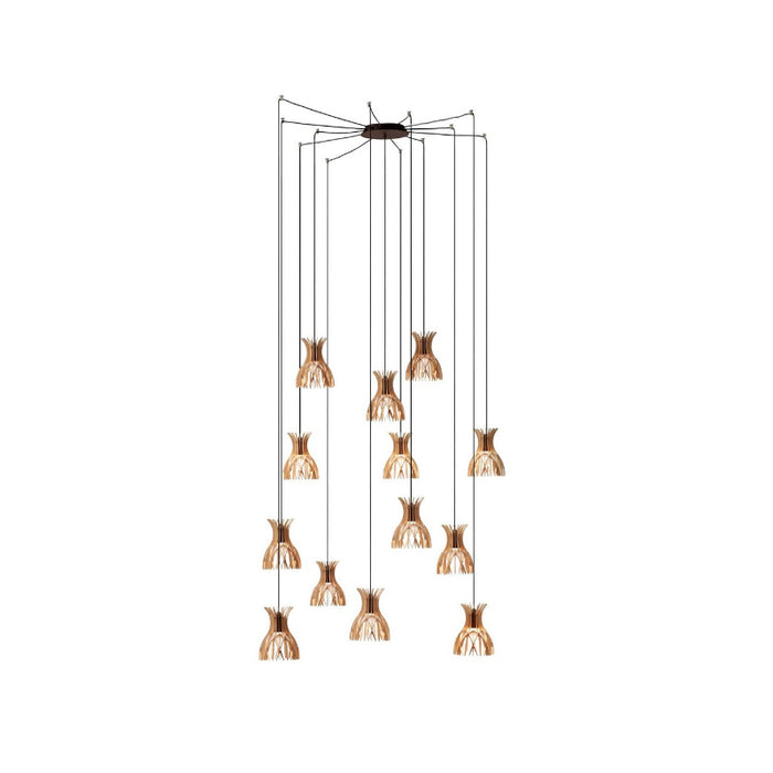 Bover Domita S/20/13L 13-lt 77" LED Pendant