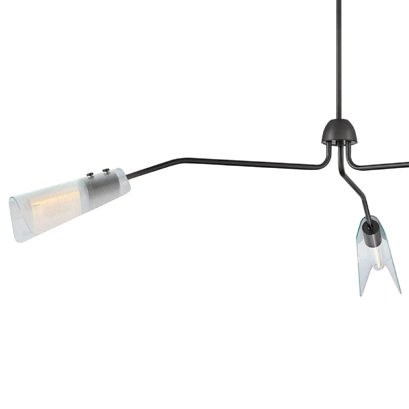 Hinkley 48303 Altman 3-lt 60" LED Chandelier - Gunmetal