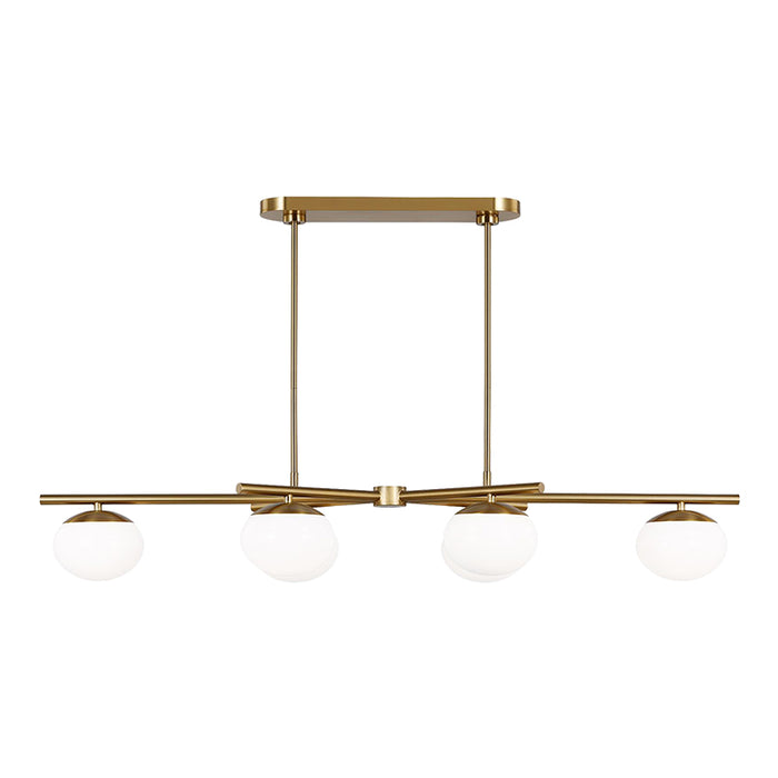 Visual Comfort EC1276 Lune 6-lt 50" LED Linear Chandelier