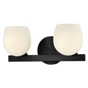 Hinkley 57022 Mae 2-lt 15" LED Vanity - Black