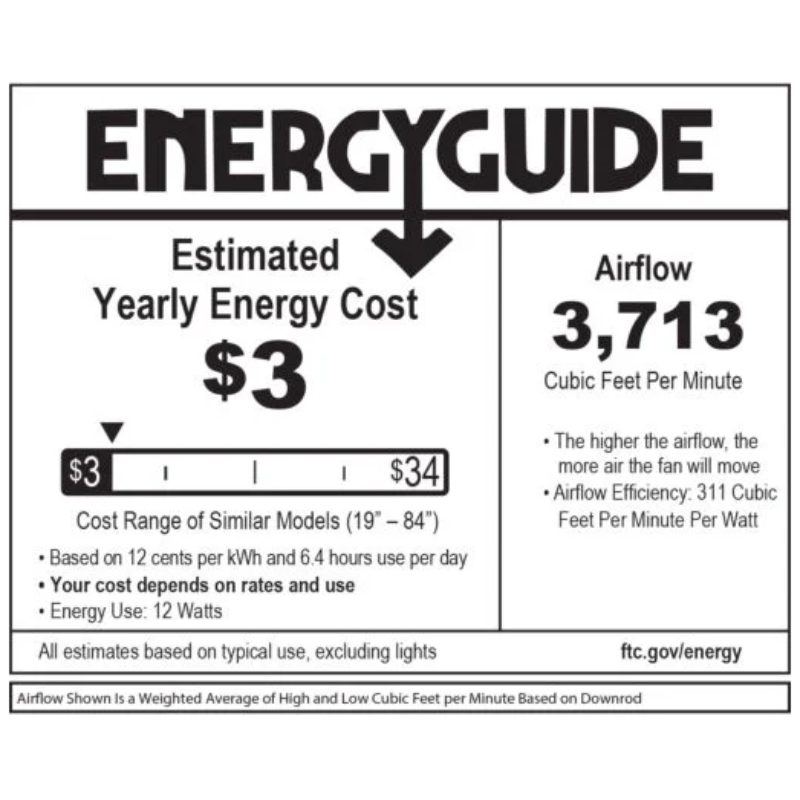 Hinkley 900752F Hover 52" Outdoor Ceiling Fan with LED Light Kit