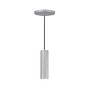 Element ENCY2R ENTRA 2" 8W Fixed LED Cylinder, Warm Dim, Cord Mount - Brushed Aluminum
