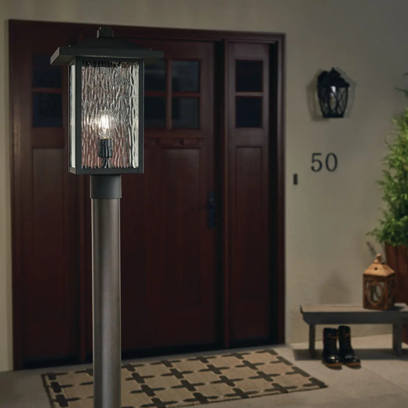 Kichler 49927 Capanna 1-lt 18" Tall Outdoor Post Light