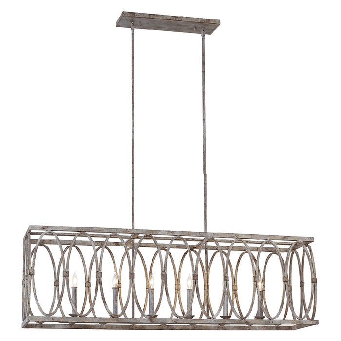 Visual Comfort F3224/6 Patrice 6-lt 48" Linear Chandelier