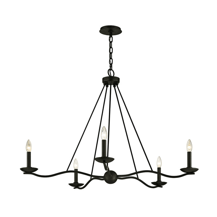 Troy F6305 Sawyer 5-lt 40" Chandelier