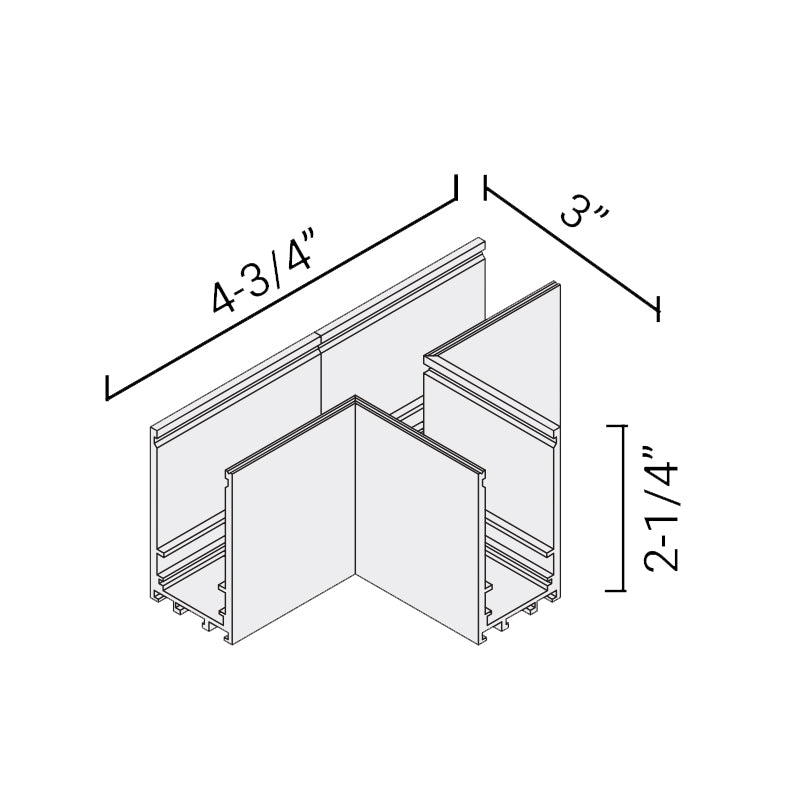 Elite FG-CM-SM-ACC-5 "T" Form Track Connector, Flat Plane