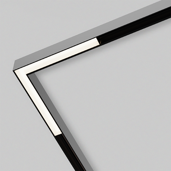 Elite FG-L1R-C90 Groove 48V Seamless Linear Diffused, Flat Corner
