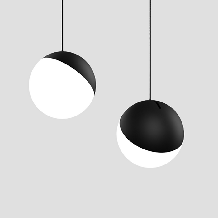 Elite FG-P4-1 Groove 48V 4" Pendant Globe