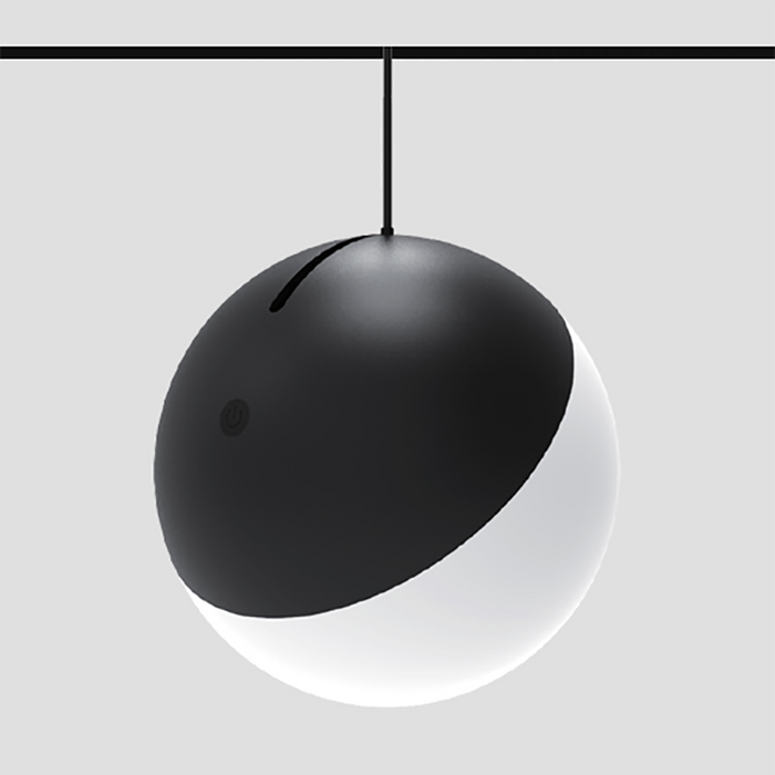 Elite FG-P4-3 Groove 48V 7" Pendant Globe