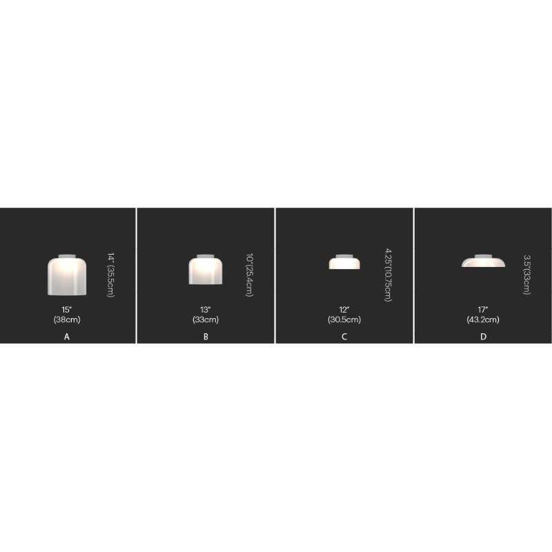 Pablo Designs Totem LED Flush Mount