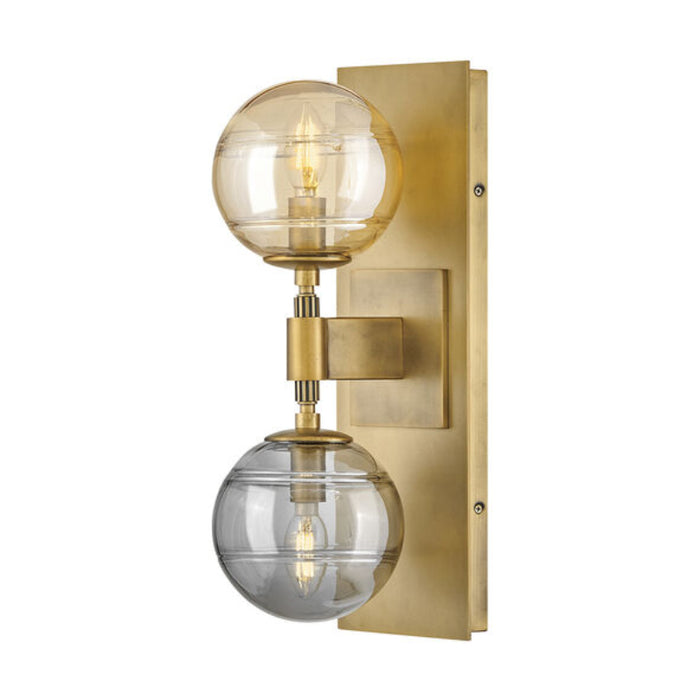 Fredrick Ramond FR30502 Oberon 2-lt 18" Tall LED Wall Sconce