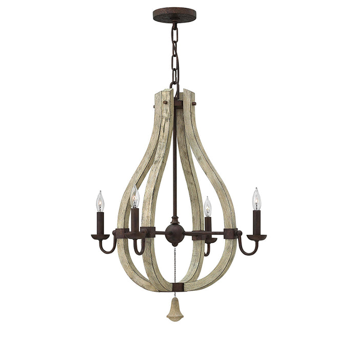 Fredrick Ramond FR40574 Middlefield 4-lt 22" LED Chandelier