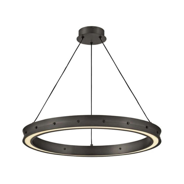 Fredrick Ramond FR41475 Althea 26" LED Chandelier-Satin Black