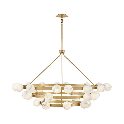Fredrick Ramond FR41908 Selene 36-lt 60" LED Multi Tier Chandelier - Lacquered Brass