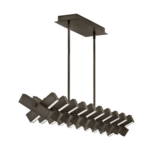 Fredrick Ramond FR42455 Stitch 42" LED Chandelier-Black Oxide
