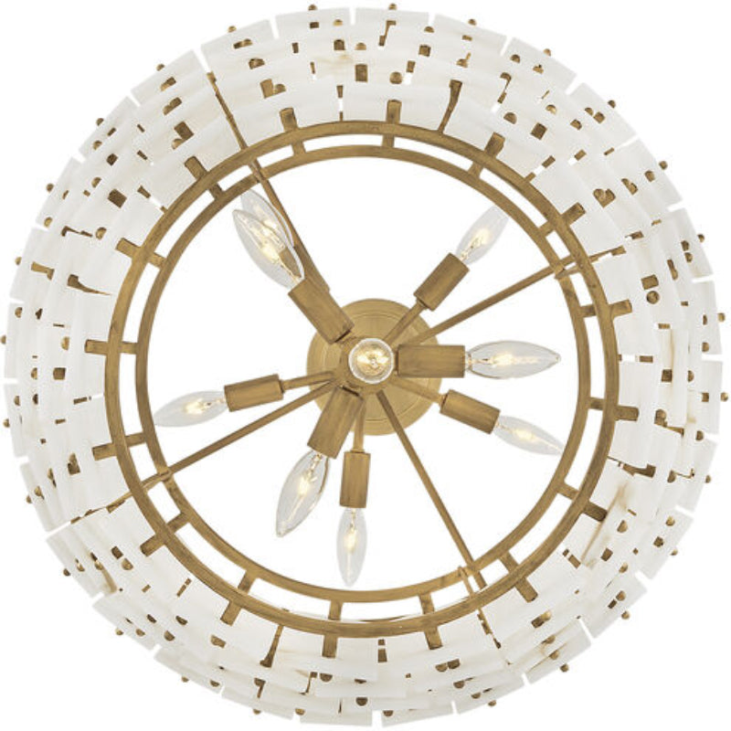 Fredrick Ramond FR47758 Simone 9-lt 24" LED Multi Tier Chandelier