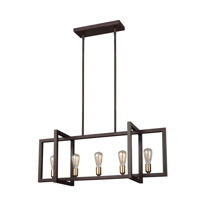 Feiss F3147 Finnegan 5-lt Island Chandelier