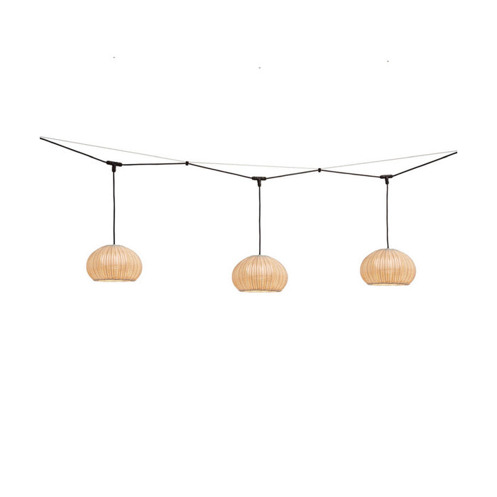 Bover Garota Catenary S/27/4L 4-lt 197" LED Outdoor Pendant-Ivory White